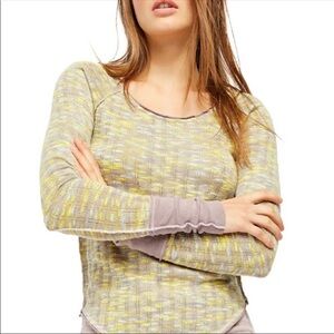 NWT Free People Spaced Out Long Sleeve